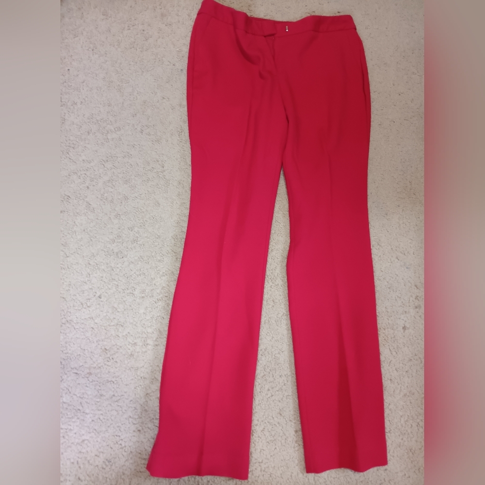 Elegant Red Women's Pants